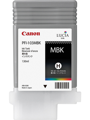 Canon Inc - PFI-103MBK - Ink PFI-103MBK black matt, PFI-103MBK, Canon Inc