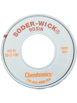 Chemtronics - SW50-2-100 - Desoldering braids 1.5 mm, SW50-2-100, Chemtronics