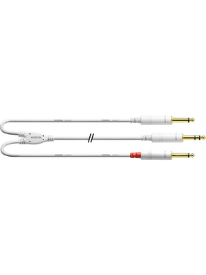 Cordial - CFY 1.5 VPP-SNOW - Y-Adapter Cable, CFY 1.5 VPP-SNOW, Cordial