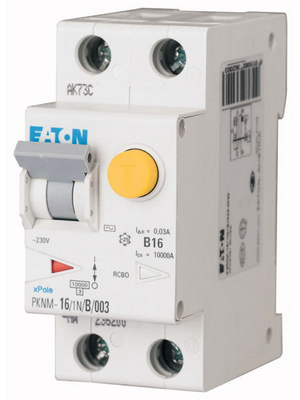 Eaton - PKNM-10/1N/C/003-A-MW - RCD circuit breaker, PKNM-10/1N/C/003-A-MW, Eaton