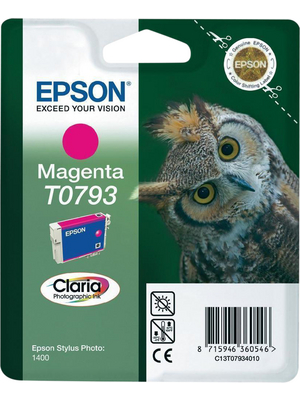 Epson - C13T07934010 - Ink T0793 magenta, C13T07934010, Epson