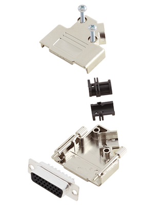 Encitech Connectors - D45PK-M-15-HDS26-K - D-Sub HD connector kit 26P, D45PK-M-15-HDS26-K, Encitech Connectors