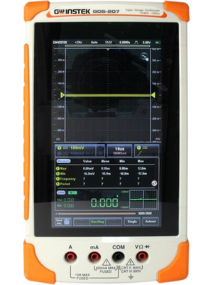 GW Instek - GDS-207 - Handheld Oscilloscope 2x70 MHz 1 GS/s, GDS-207, GW Instek