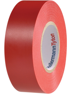HellermannTyton - HTAPE-FLEX1000+19X20 PVC RD - PVC Insulation Tape red 19 mmx20 m, HTAPE-FLEX1000+19X20 PVC RD, HellermannTyton