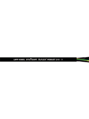 Lapp - 0021880/50 - Control cable 2 x 0.50 mm2 unshielded Copper strand bare, fine-wire black, 0021880/50, Lapp