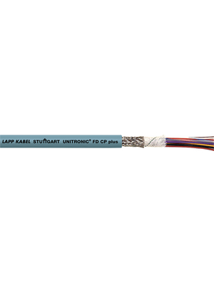 Lapp - UNITRONIC FD CP PLUS 5X0,25 - Drag chain cable shielded   5 x0.25 mm2, UNITRONIC FD CP PLUS 5X0,25, Lapp