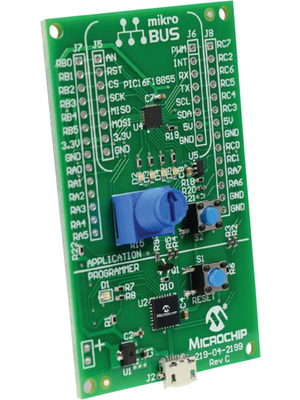Microchip - DM164140 - Evaluation board PIC16F18855 PC hosted mode / Stand-alone mode PIC16F18855, DM164140, Microchip