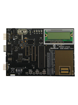 Microchip - DM163022-1 - PICDEM 2 Plus PC hosted mode PIC16F1937-I/P 9 V, DM163022-1, Microchip