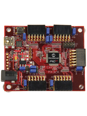 Microchip - TDGL008 - Cerebot? MX3cK Development Board PC hosted mode PIC32MX320F128H 7...15 V, TDGL008, Microchip