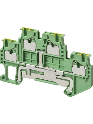 Omron Industrial Automation - XW5G-P1.5-1.1-2 - Terminal block XW5G N/A green / yellow, 0.08...1.5 mm2, XW5G-P1.5-1.1-2, Omron Industrial Automation