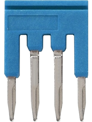 Omron Industrial Automation - XW5S-P1.5-4BL - Short bar N/A 16.3 x 3.0 x 18.2 mm blue XW5S, XW5S-P1.5-4BL, Omron Industrial Automation