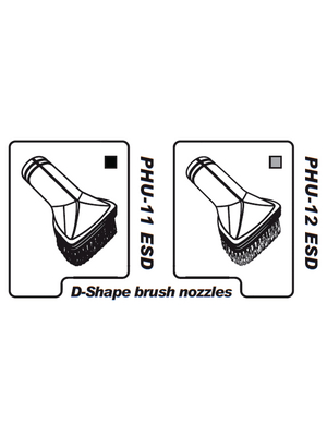 Muntz Technics - PHU-11ESD - Brush nozzle, D-shaped, PHU-11ESD, Muntz Technics