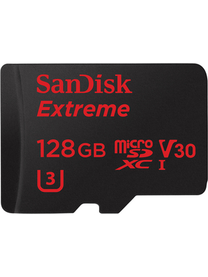 SanDisk - SDSQXVF-128G-GN6MA - Extreme microSDXC 128 GB 10 / UHS-I / U3 / V30, SDSQXVF-128G-GN6MA, SanDisk