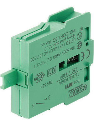 Schlegel Elektrokontakt - MTI - Modular contact block green 1 make contact (NO), MTI, Schlegel Elektrokontakt