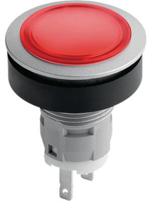 Schlegel Elektrokontakt - RRJL4 - Indicator Light red / silver round RONTRON-R-JUWEL, RRJL4, Schlegel Elektrokontakt
