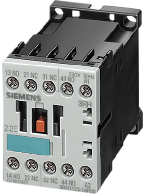 Siemens - 3RH1122-1AF00 - Contactor relay 110 VAC  50/60 Hz - 2 NO / 2 NC Screw / Snap-On, 3RH1122-1AF00, Siemens