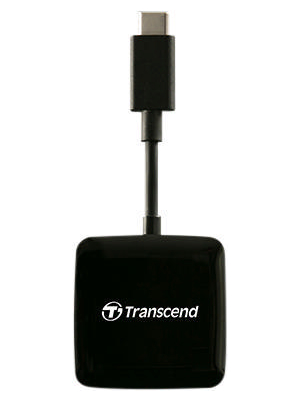Transcend - TS-RDC2K - RDC2 Card Reader, Micro USB 2.0, TS-RDC2K, Transcend