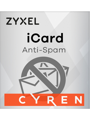 Zyxel - LIC-CAS-ZZ0037F - Zyxel iCard Cyren Anti-Spam USG20-VPN, LIC-CAS-ZZ0037F, Zyxel