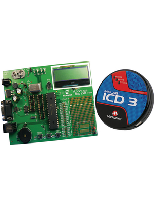 Microchip - DV164036 - MPLAB ICD3 Evaluation Kit with PICDEM 2+ PC hosted mode 9 V, DV164036, Microchip