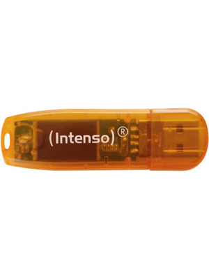 Intenso - 3502490 - USB Stick Intenso Rainbow Line 64 GB orange, 3502490, Intenso