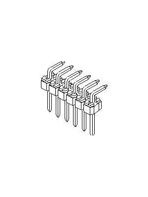 Molex - 90121-0122 - Pin header 1 x 2P Male 2, 90121-0122, Molex