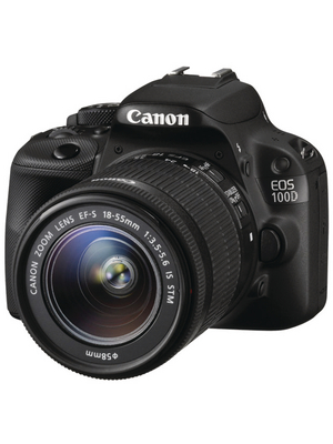 Canon Inc - 8576B022 - SLR camera EOS 100D + EF-S 18-55 mm IS STM, black, 18 MegaPixel, 8576B022, Canon Inc