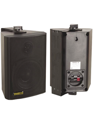 Velleman - VDSMB2BK - Compact speakers, 2-way, 4", 2 x 100 W 8 Ohm, VDSMB2BK, Velleman