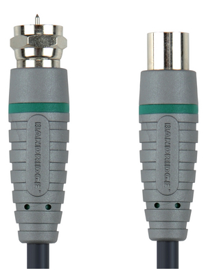 Bandridge - BVL9702 - Antenna cable, Coax 2.00 m F-Plug / IEC-Plug, BVL9702, Bandridge