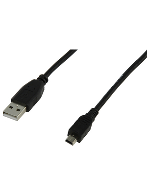 Valueline - CABLE-161 - Mini USB 2.0 cable 1.80 m black, CABLE-161, Valueline