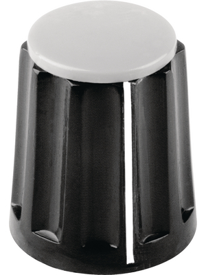 Mentor - 330.31 - Plastic rotary knob with line black 11.8 mm, 330.31, Mentor