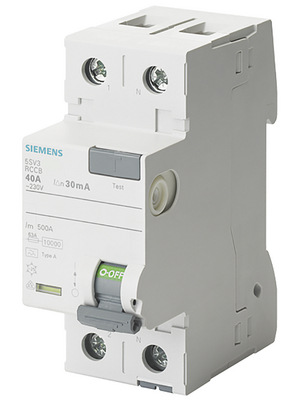 Siemens - 5SV3311-6 - Residual current device 16 A 30 mA, 5SV3311-6, Siemens