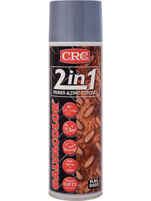 CRC - ANTICORROSIVE-COLOR, BLACK, NO - Anticorrosive coloured lacquer Spray 500 ml, ANTICORROSIVE-COLOR, BLACK, NO, CRC