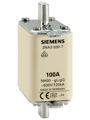 Siemens - 3NA3836 - Fuse link 160 A NH00 SENTRON, 3NA3836, Siemens