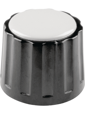 Mentor - 333.6 - Plastic rotary knob without line black 28 mm, 333.6, Mentor