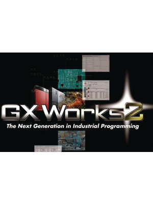 Mitsubishi Electric - GX WORKS2 FX V01-2L0C-E - Programming Software, GX WORKS2 FX V01-2L0C-E, Mitsubishi Electric