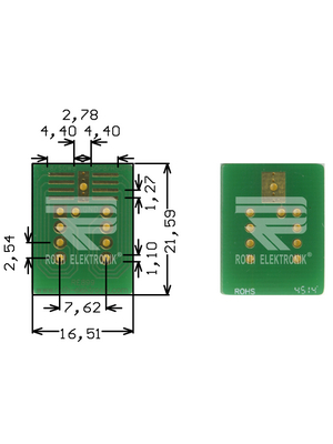 Roth Elektronik - RE899 - Prototyping board FR4 Epoxide + chem. Au, RE899, Roth Elektronik