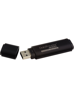 Kingston Shop - DT4000M/16GB - USB Stick DataTraveler 4000 Managed 16 GB black, DT4000M/16GB, Kingston Shop