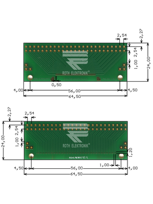 Roth Elektronik - RE918 - Prototyping board FR4 Epoxide + chem. Au, RE918, Roth Elektronik