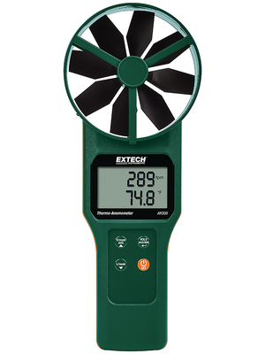 Extech Instruments - AN300 - Thermo-Anemometer 0.2...30 m/s 0...5999940 m3/h -20...+60 C, AN300, Extech Instruments