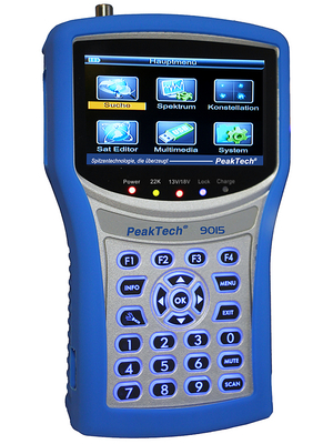 PeakTech - PeakTech 9015 - Satellite TV Meter 210 x 120 x 45 mm, PeakTech 9015, PeakTech
