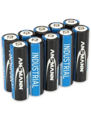 Ansmann - LITHIUM INDUSTRIAL 10AA BOX - Primary battery 1.5 V FR6/AA Pack of 10 pieces, LITHIUM INDUSTRIAL 10AA BOX, Ansmann
