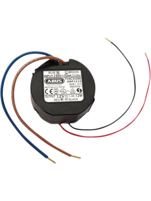 Abus - TVAC35201 - Integrated power supply, Mini, 12 VDC, TVAC35201, Abus