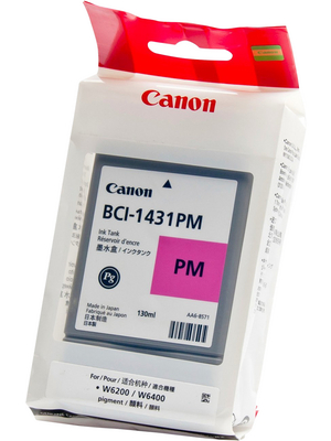 Canon Inc - BCI-1431PM - Pigment ink BCI-1431PM photo magenta, BCI-1431PM, Canon Inc
