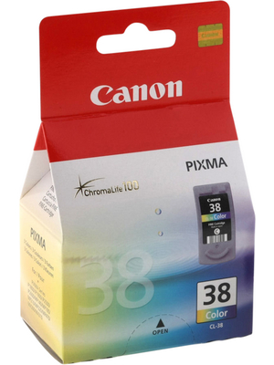 Canon Inc - CL-38 - Print Head + Ink CL-38 multicoloured, CL-38, Canon Inc
