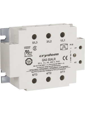 Crydom - GN325DSZ - Solid state relay, three phase 4...32 VDC, GN325DSZ, Crydom
