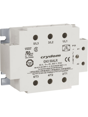 Crydom - GN350DSZ - Solid state relay, three phase 4...32 VDC, GN350DSZ, Crydom