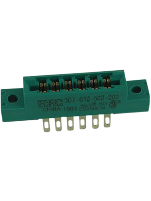 Edac - 307-012-502-202 - Card edge connector 12P, 307-012-502-202, Edac