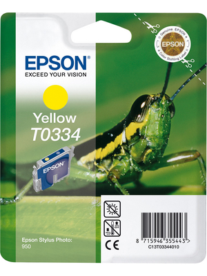 Epson - C13T03344010 - Ink T0334 yellow, C13T03344010, Epson