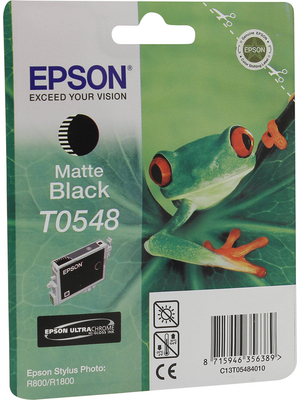 Epson - C13T05484010 - Ink T0548 black matt, C13T05484010, Epson