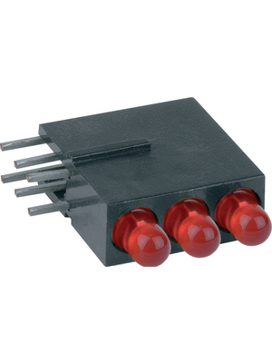 Mentor - 1882.2221 - PCB LED 3 mm round red/red/red standard, 1882.2221, Mentor